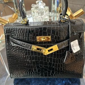 Black handbag